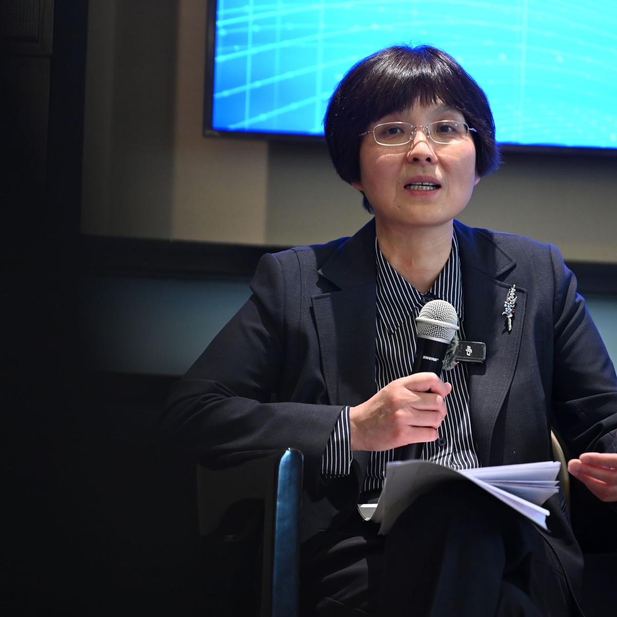 Wirtschaftsexpertin Yang Ping sieht China für Trump 2.0 gewappnet.  - Foto: Johannes Neudecker/dpa