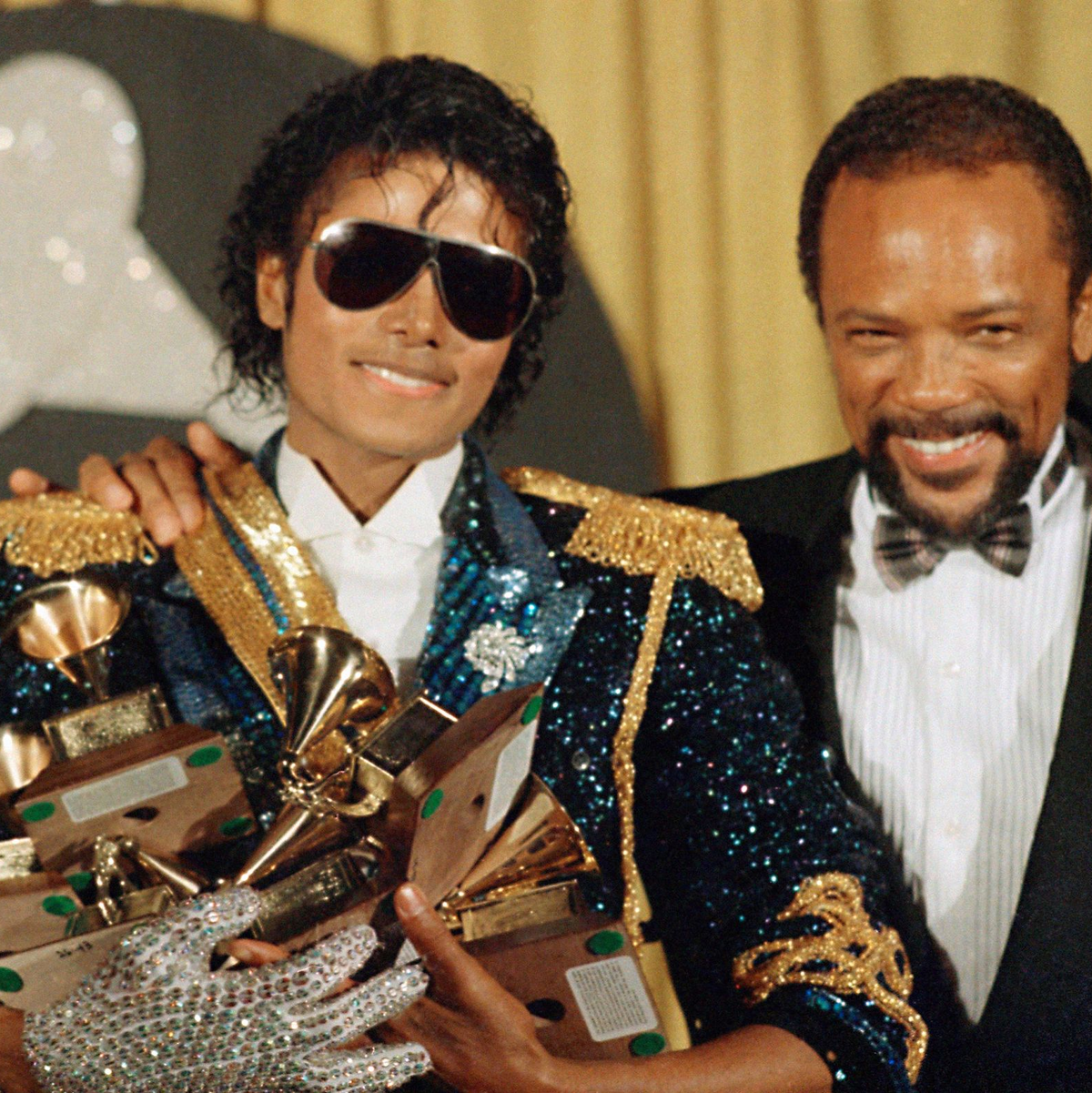 Für das Album «Thriller» wurden Michael Jackson und Quincy Jones mit mehreren Grammys ausgezeichnet. - Foto: Doug Pizac/AP/dpa