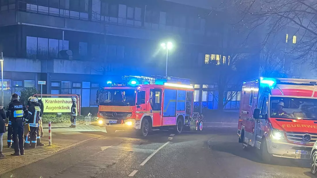 FW-MH: Brand im Evangelischen Krankenhaus Mülheim an der Ruhr - Bild: presseportal.de