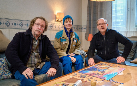 Bjarne Mädel ist Prange - Dreh für gleichnamige NDR Komödie von Andreas Altenburg (Buch) und Lars Jessen (Regie) mit u. a. Katharina Marie Schubert und Olli Dittrich - Foto: presseportal.de