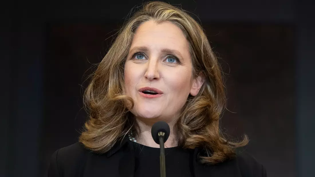 «Ich trete an, um für Kanada zu kämpfen», teilte die Ex-Vize-Premierministerin Chrystia Freeland mit. (Archivbild) - Bild: Adrian Wyld/The Canadian Press/AP/dpa