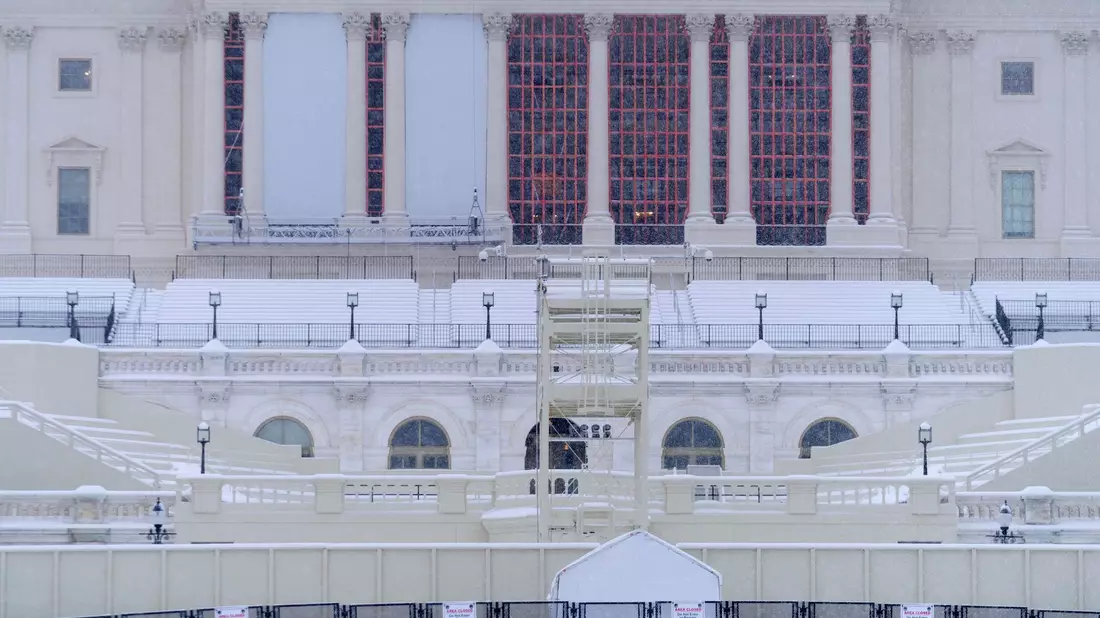 In der US-Hauptstadt hält eisiges Winterwetter seit Tagen an. (Archivbild)  - Bild: Jose Luis Magana/AP/dpa