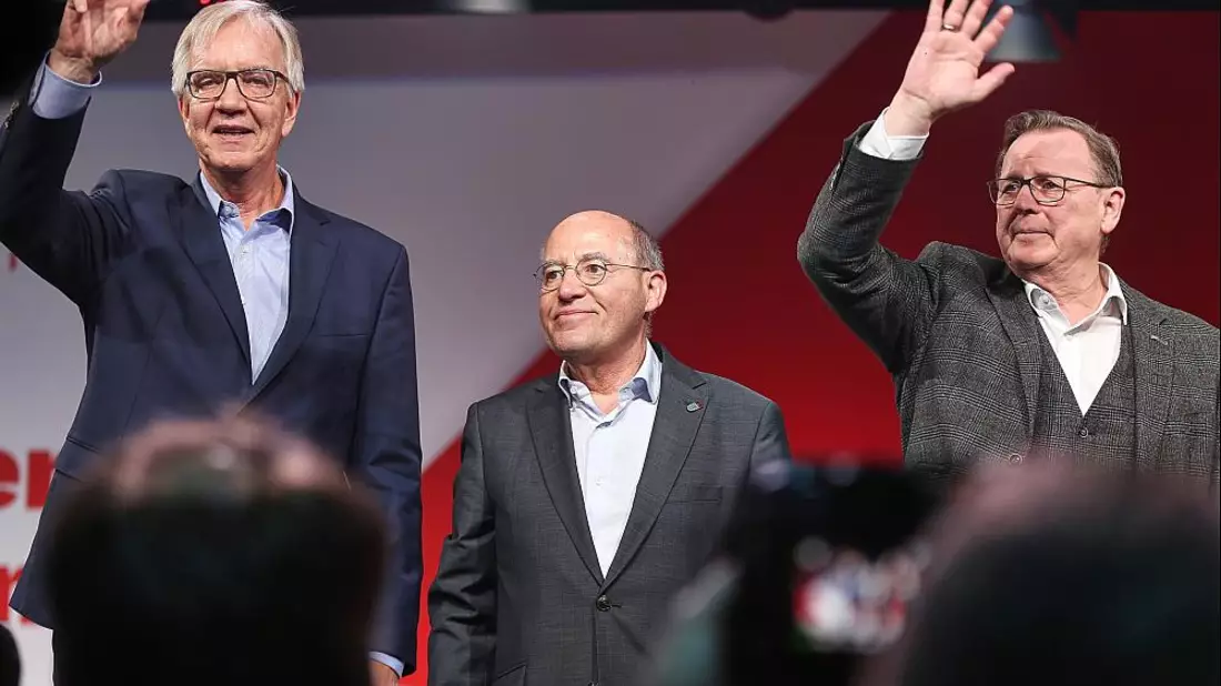 Mission Silberlocke: Dietmar Bartsch, Gregor Gysi, Bodo Ramelow (Archiv) - Bild: über dts Nachrichtenagentur