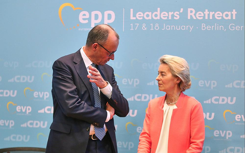 Friedrich Merz und Ursula von der Leyen am 17.01.2025 - Foto: über dts Nachrichtenagentur