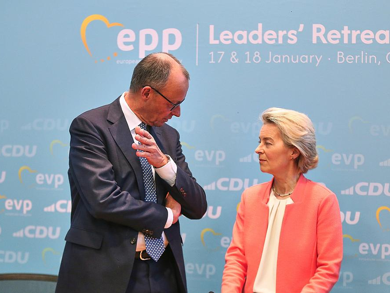 Friedrich Merz und Ursula von der Leyen am 17.01.2025 - Foto: über dts Nachrichtenagentur