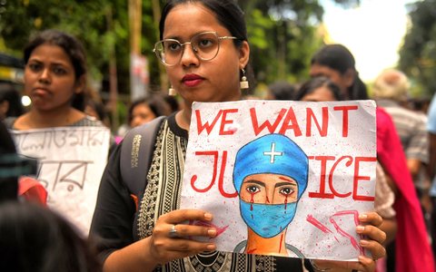 Nach offiziellen Daten wird in dem bevölkerungsreichsten Land der Erde jede Viertelstunde ein neuer Vergewaltigungsfall gemeldet. (Archivbild) - Foto: Avishek Das/SOPA Images via ZUMA Press Wire/dpa