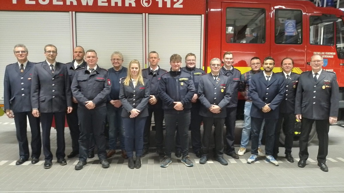 FW Beverungen: Jahreshauptversammlung der Löschgruppe Dalhausen - Foto: presseportal.de