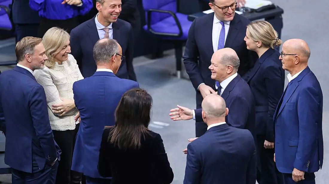 Christian Lindner, Olaf Scholz, Friedrich Merz , u.a. (Archiv) - Bild: über dts Nachrichtenagentur