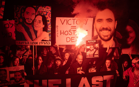 Die ersten drei Geiseln sollen heute freikommen.  - Foto: Ilia Yefimovich/dpa