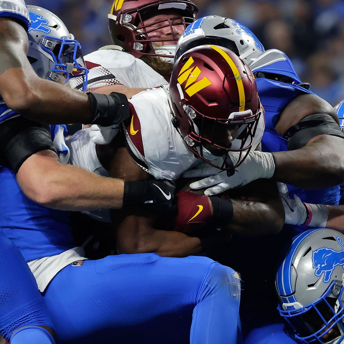 Erste Saison, zweiter Playoff-Sieg, nur einen Erfolg vom Super Bowl entfernt: Jayden Daniels überzeugte erneut. - Foto: Rey Del Rio/AP/dpa