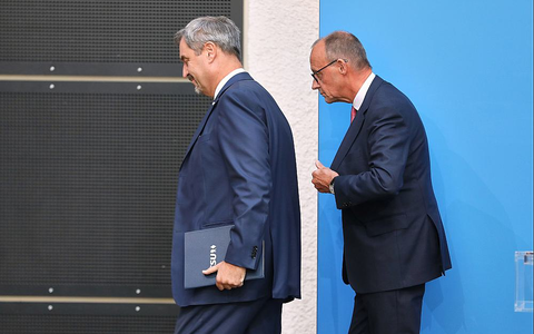 Markus Söder und Friedrich Merz (Archiv) - Foto: über dts Nachrichtenagentur