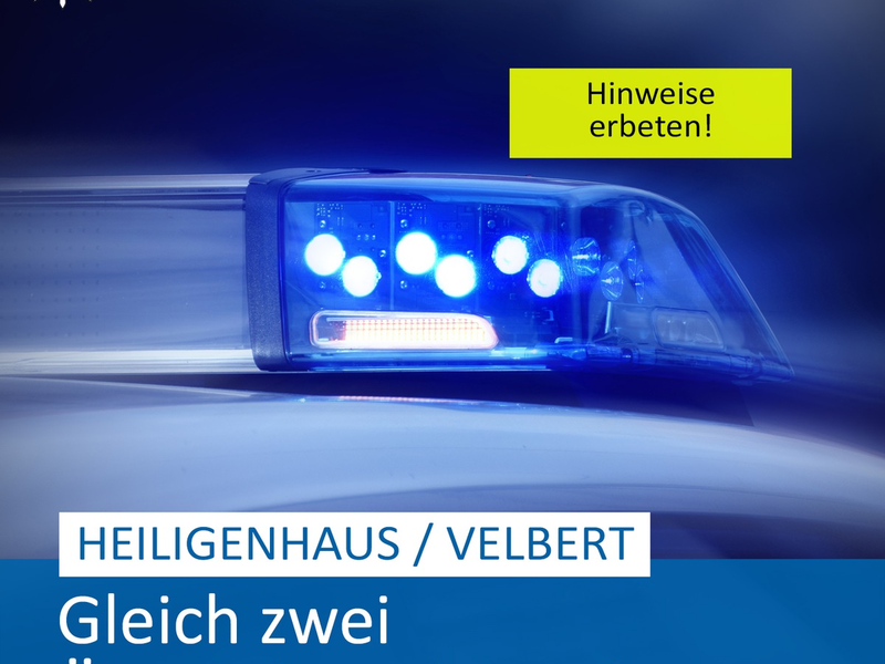 POL-ME: Zwei Raubüberfälle auf Wettbüros: Polizei ermittelt - Velbert / Heiligenhaus - 2501060 - Foto: presseportal.de