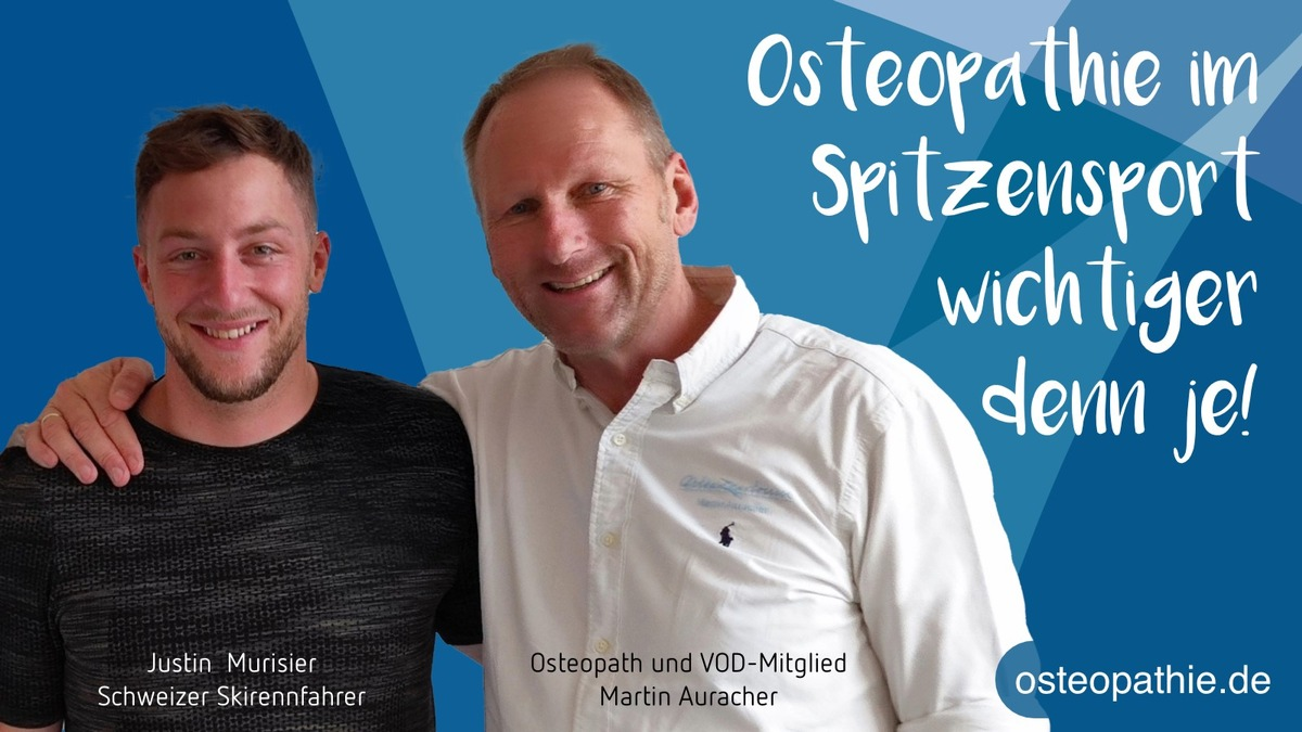Osteopathie im Spitzensport wichtiger denn je / Interview mit Osteopath und VOD-Mitglied Martin Auracher vom OsteoZentrum Schliersee - Foto: presseportal.de