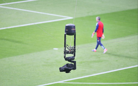 Seilkamera bei der Fußball-EM 2024 - Foto: über dts Nachrichtenagentur