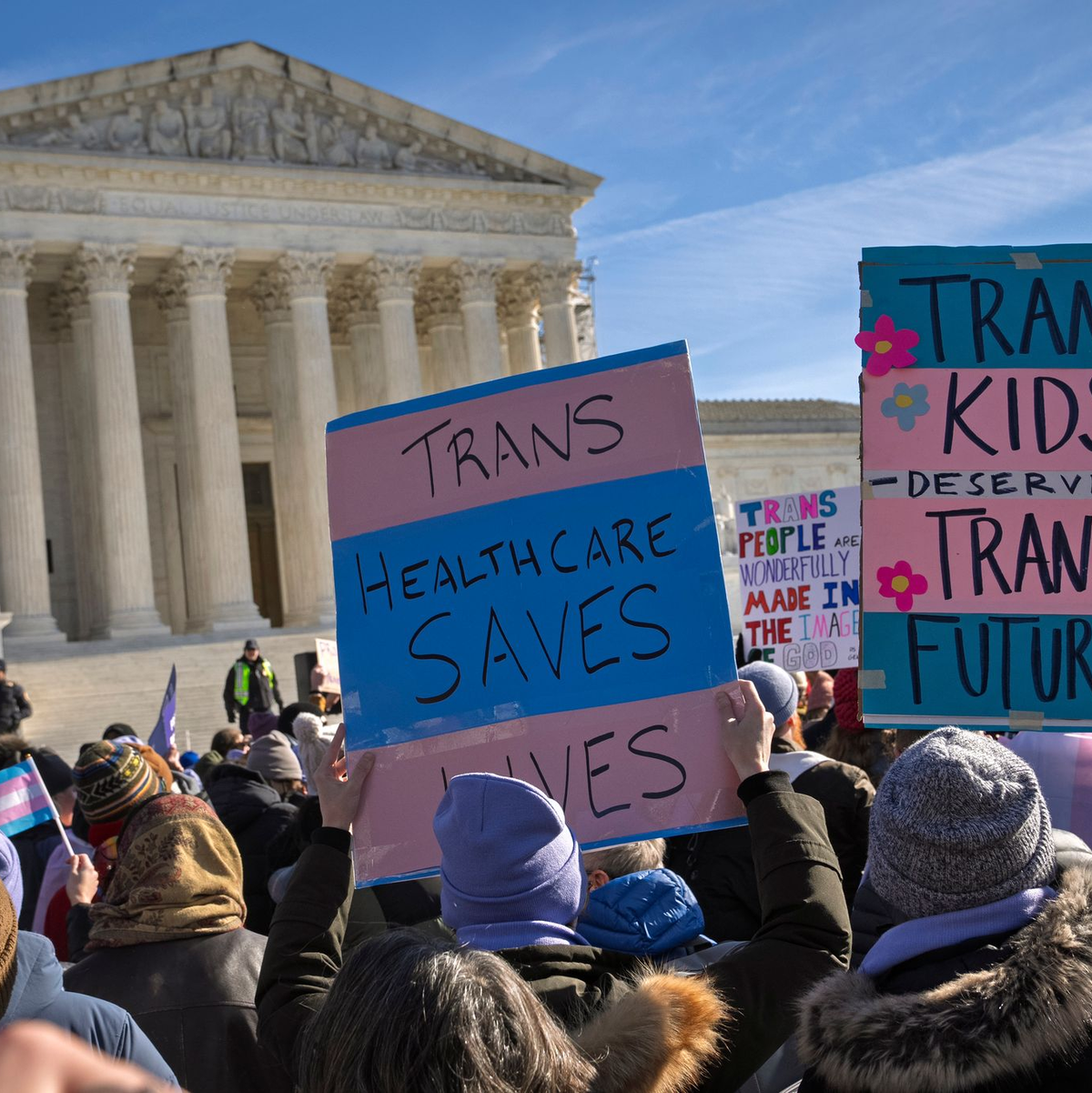 Demonstranten setzen sich im Dezember vergangenen Jahres für Transgender-Rechte ein. - Foto: Jacquelyn Martin/AP/dpa