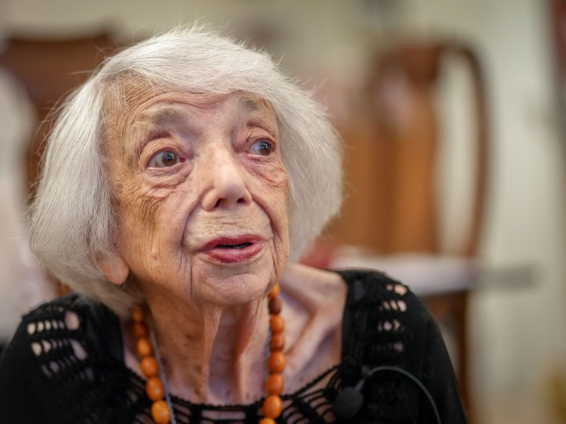 Mit fast 90 Jahren kam Friedländer nach Deutschland zurück.  - Foto: Kay Nietfeld/dpa