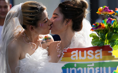 Am Donnerstag ist es soweit: Dann startet in Thailand die «Ehe für alle». (Archivbild) - Foto: Sakchai Lalit/AP/dpa Am Donnerstag ist es soweit: Dann startet in Thailand die «Ehe für alle». (Archivbild) - Foto: Sakchai Lalit/AP/dpa