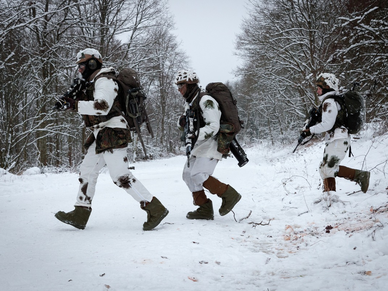 Fallschirmjäger und Luftwaffe trainieren auf dem Truppenübungsplatz Oberlausitz - Foto: presseportal.de