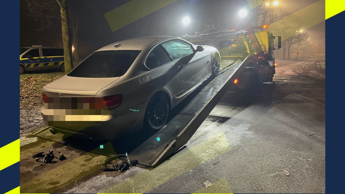 POL-DU: Neudorf-Süd: Polizei zieht getunten BMW aus dem Verkehr - Foto: presseportal.de