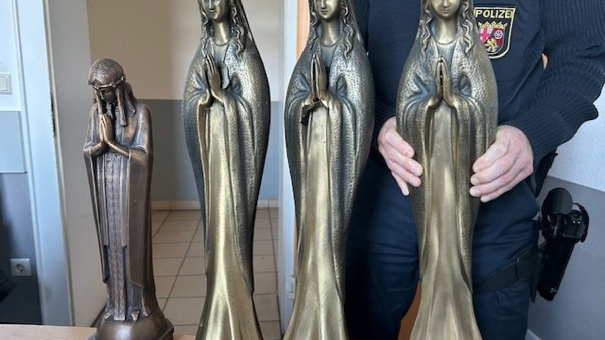 POL-PDMT: Marienfiguren aufgefunden - Foto: presseportal.de