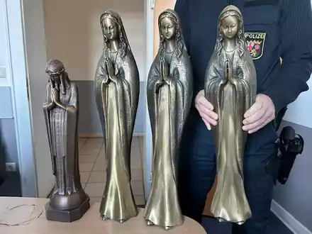 POL-PDMT: Marienfiguren aufgefunden - Foto: presseportal.de