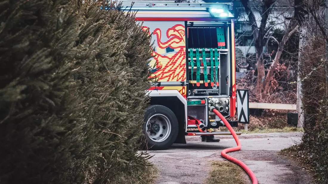 Feuerwehr Rostock: Gasaustritt im Riekdahler Weg - Bild: presseportal.de