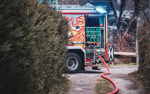 Feuerwehr Rostock: Gasaustritt im Riekdahler Weg - Foto: presseportal.de