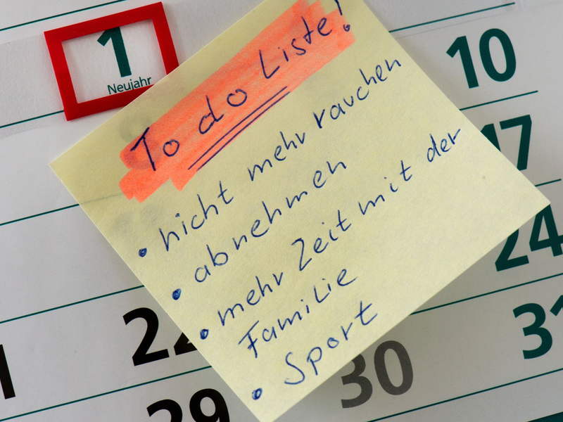 Zum Jahresanfang nehmen sich viele Menschen vor, Gewohnheiten zu ändern. (Symbolbild) - Foto: Arno Burgi/dpa-Zentralbild/dpa
