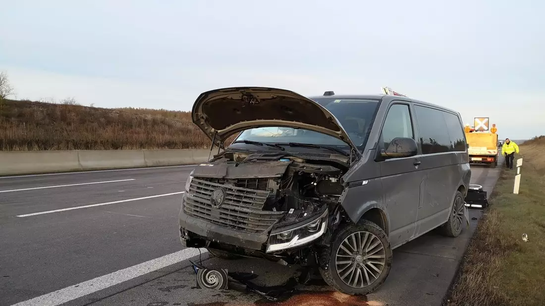 API-TH: A4 nach Kollision bei Bucha voll gesperrt - Bild: presseportal.de