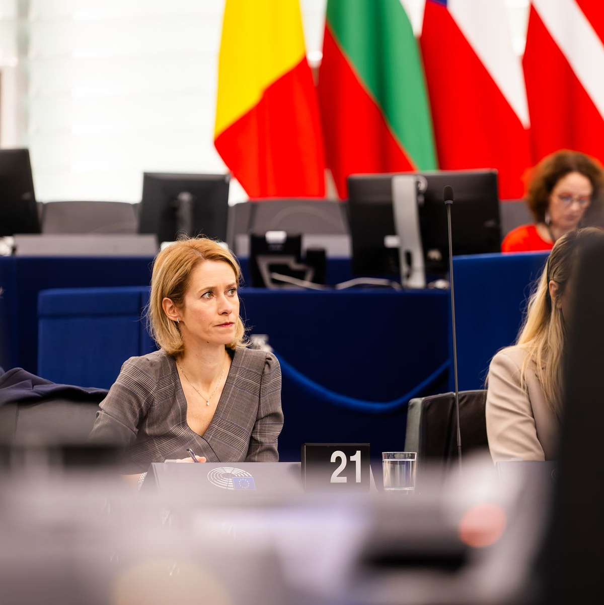 Mahnt zu Vorbereitungen für einen möglichen Krieg: EU-Chefdiplomatin Kaja Kallas. (Archivbild) - Foto: Philipp von Ditfurth/dpa