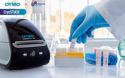DYMO und GA INTERNATIONAL (LABTAG) bieten kryogenische Etiketten für die DYMO LABELWRITER 5er Serie an - Foto: presseportal.de