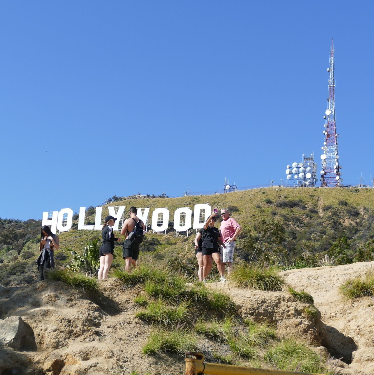 Der Schriftzug ist ein Wahrzeichen von Hollywood. (Archivbild)  - Foto: Barbara Munker/dpa
