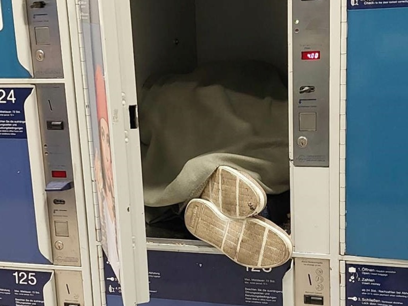 BPOLI EF: Ungewöhnlicher Inhalt im Gepäckschließfach - Foto: presseportal.de