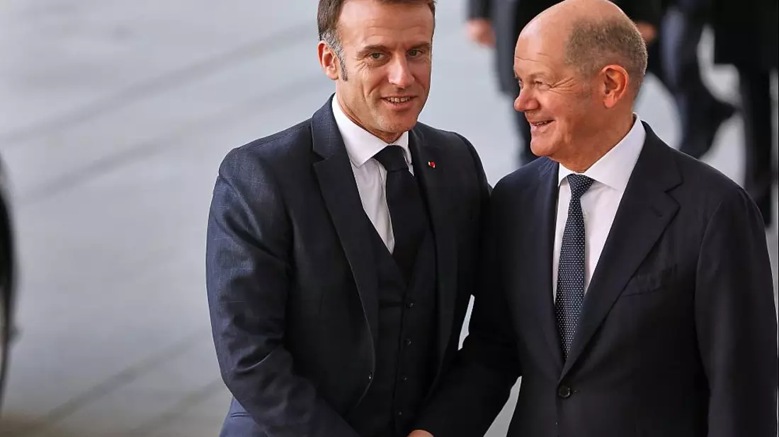 Emmanuel Macron und Olaf Scholz (Archiv) - Bild: über dts Nachrichtenagentur