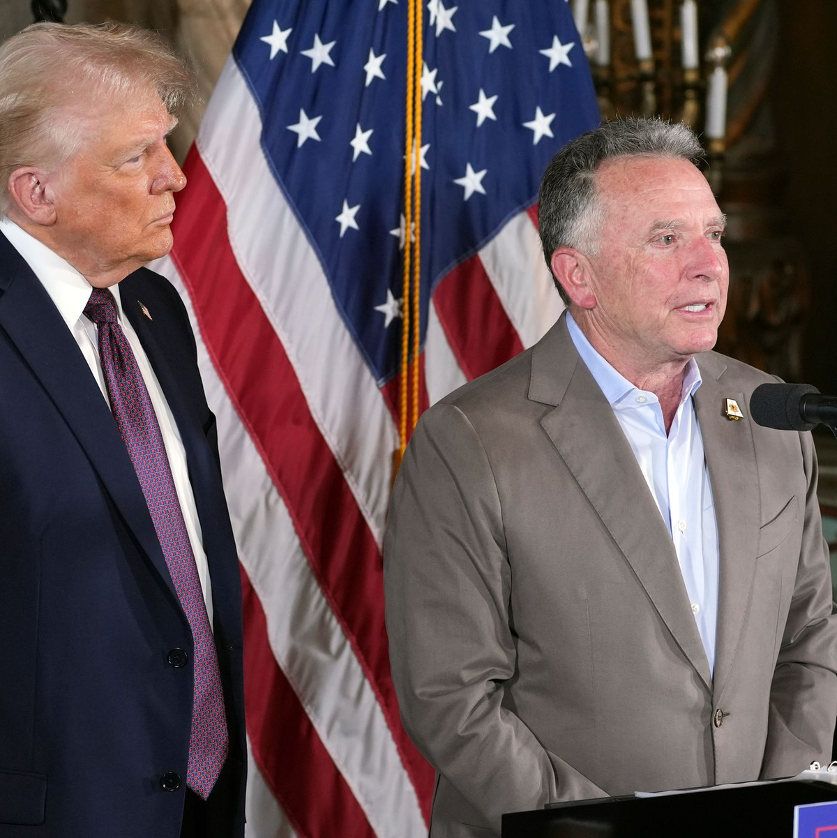 Donald Trump hat Steve Witkoff zu seinem Nahost-Gesandten gemacht. (Archivbild) - Foto: Evan Vucci/AP/dpa