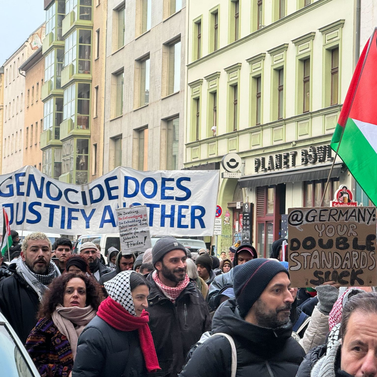 In Berlin gab es am vergangenen Samstag eine Demonstration unter dem Motto «Solidarität mit Palästina. Stoppt den Gaza Genozid. Keine Waffen für Israel». (Archivbild) - Foto: Sven Kaeuler/dpa