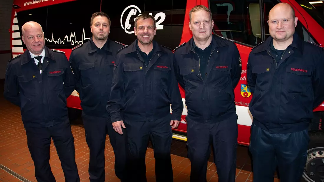 Feuerwehr Goch: KORREKTUR ABC-Zug mit neuer Führung - Bild: presseportal.de