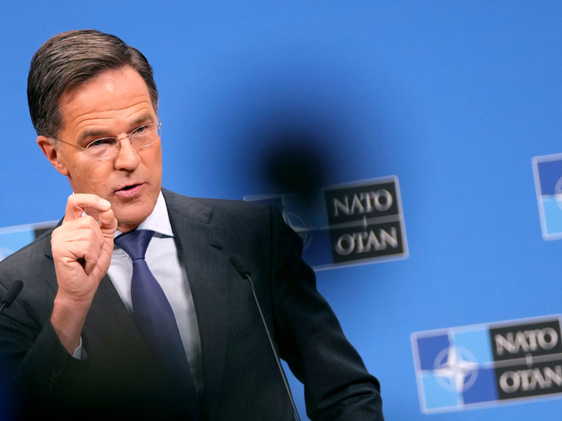 In Davos sprach Rutte am Rande des Weltwirtschaftsforums. (Archivbild) - Foto: Virginia Mayo/AP/dpa