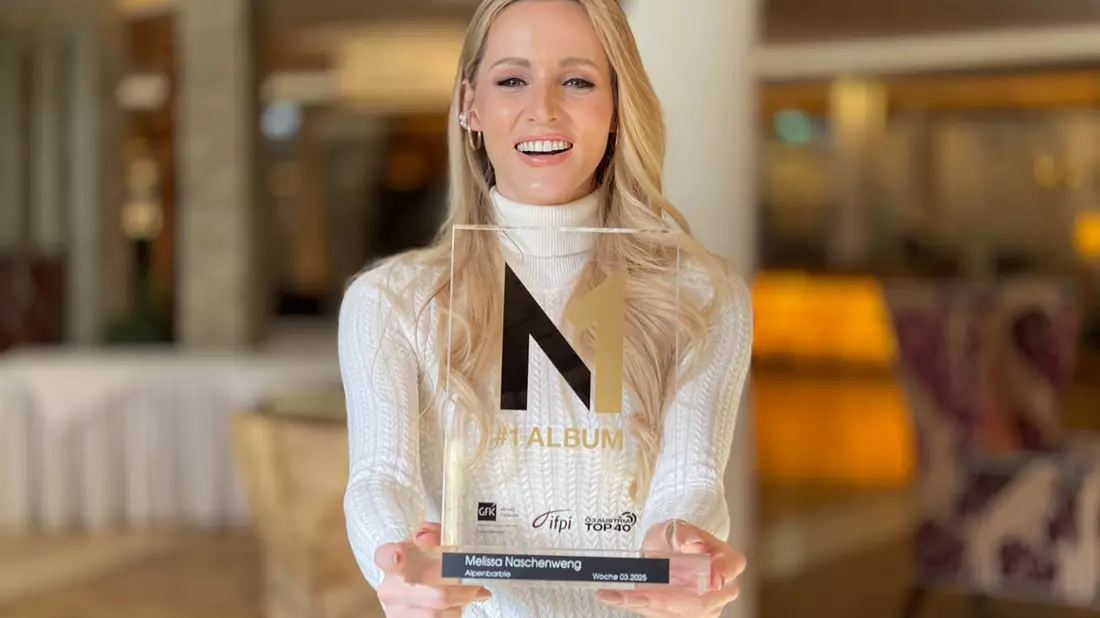 Neuer Nummer 1 Award der Austria Top 40 eingeführt - Melissa Naschenweng ist erste Preisträgerin - Bild: presseportal.de