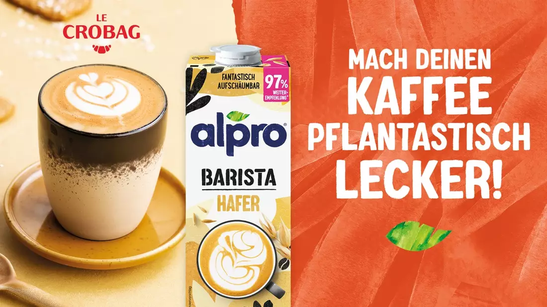 Alpro wird erster Partner für pflanzliche Milchalternativen bei Le Crobag - Bild: presseportal.de