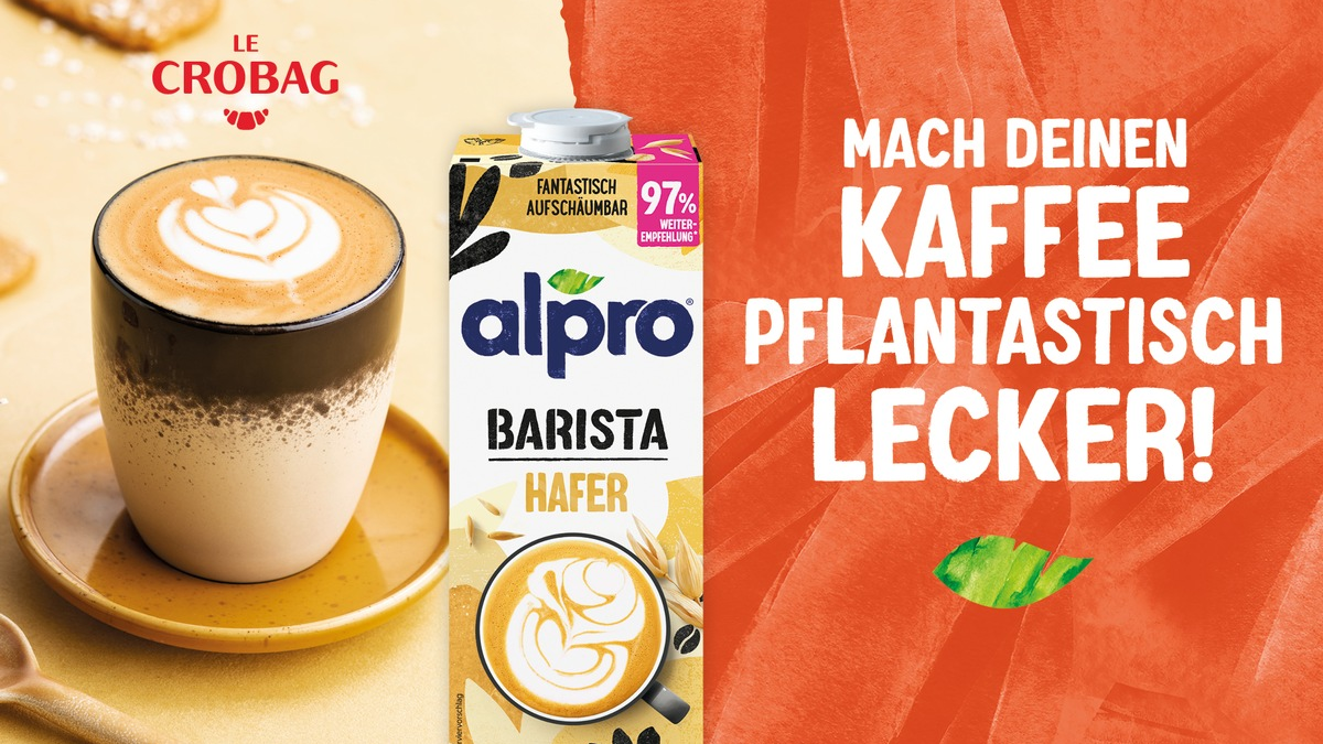 Alpro wird erster Partner für pflanzliche Milchalternativen bei Le Crobag - Foto: presseportal.de