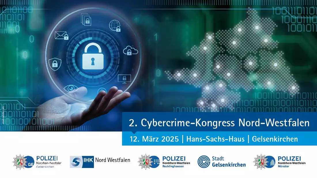 POL-GE: 2. Cybercrime-Kongress am 12. März 2025 im Gelsenkirchener Hans-Sachs-Haus - Bild: presseportal.de