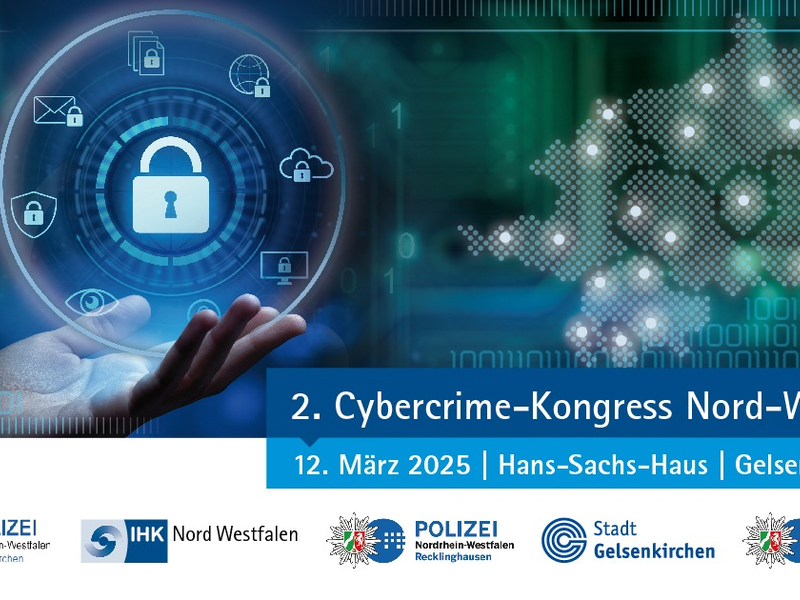 POL-RE: Kreis Recklinghausen/Bottrop/Gelsenkirchen/Münster: 2. Cybercrime-Kongress am 12. März 2025 im Gelsenkirchener Hans-Sachs-Haus - Foto: presseportal.de