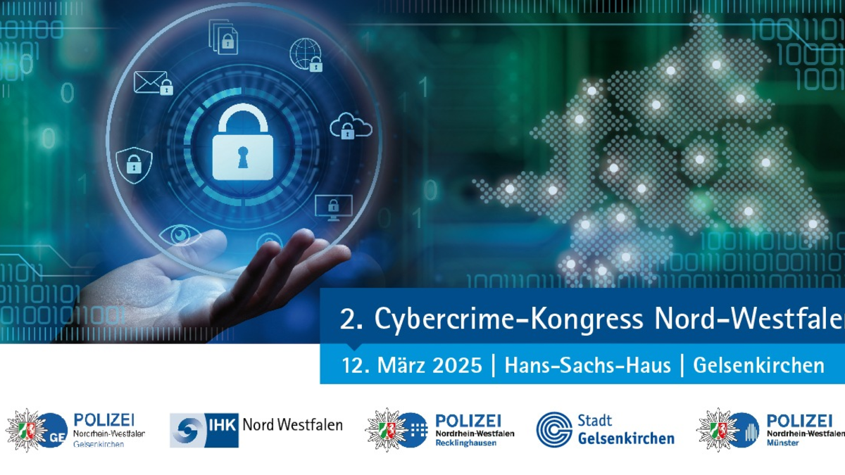 POL-MS: Recklinghausen/Bottrop/Gelsenkirchen/Münster: 2. Cybercrime-Kongress am 12. März 2025 im Gelsenkirchener Hans-Sachs-Haus - Foto: presseportal.de
