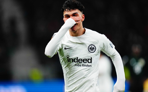 Frankfurts Can Uzun erzielte die Führung gegen Budapest. - Foto: Ulrik Pedersen/CSM via ZUMA Press Wire/dpa