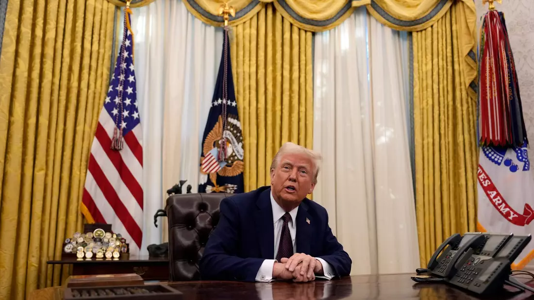 Trump hatte im Wahlkampf das «größte Abschiebeprogramm der amerikanischen Geschichte» versprochen. - Bild: Ben Curtis/AP/dpa