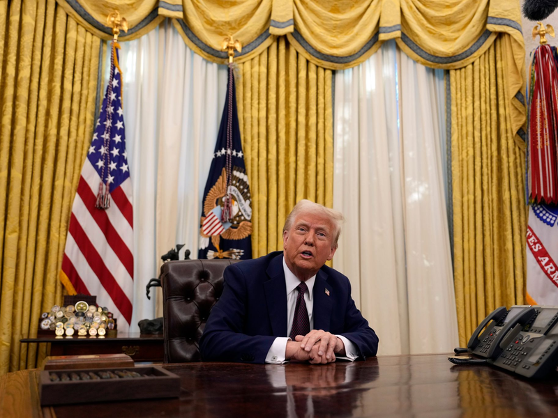 Trump hatte im Wahlkampf das «größte Abschiebeprogramm der amerikanischen Geschichte» versprochen. - Foto: Ben Curtis/AP/dpa