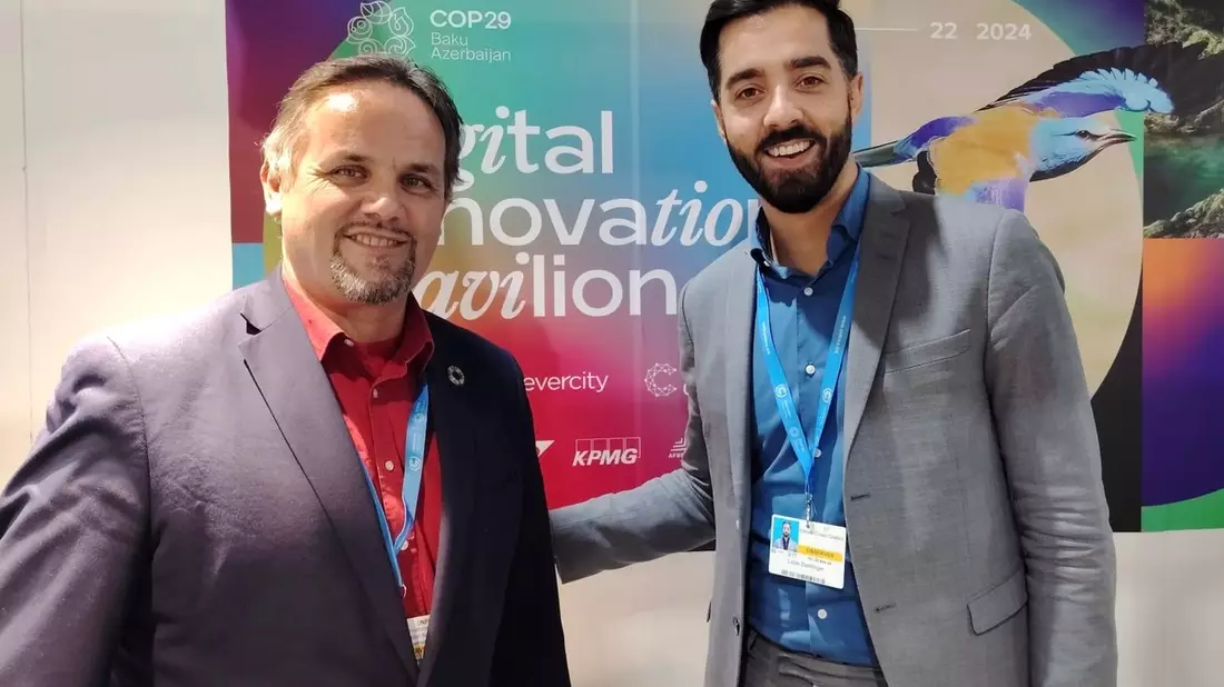 Planet2050 war offizieller Partner des Digital Innovation Pavilion der COP29 - Bild: presseportal.de