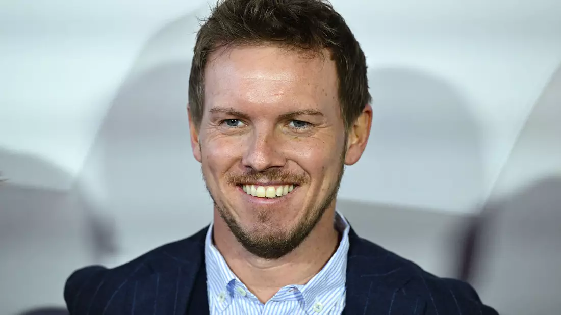 Bundestrainer Julian Nagelsmann hat bis 2028 verlängert. - Bild: Arne Dedert/dpa