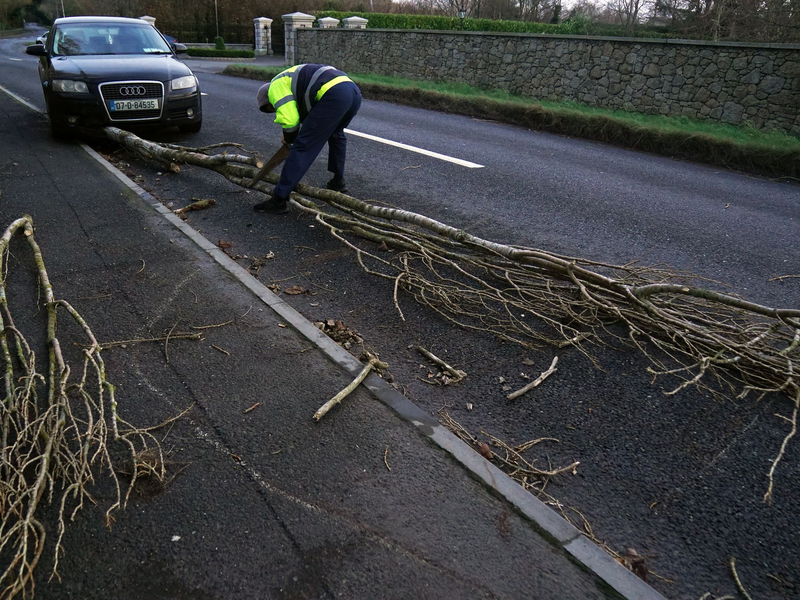 Die Insel Irland war besonders schlimm betroffen.  - Foto: Brian Lawless/PA Wire/dpa